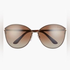 TOM FORS Penelope 59mm Gradient Cat Eye Sunglasses